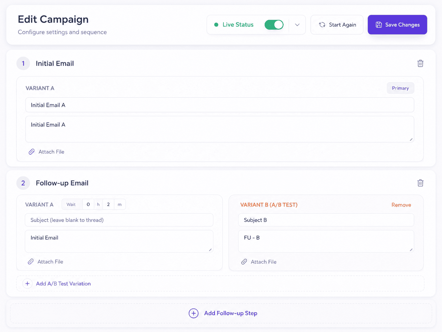 Campaign Builder